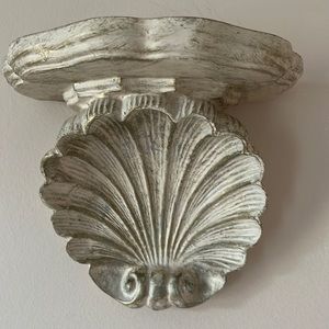 Set of two wall shell sconces.